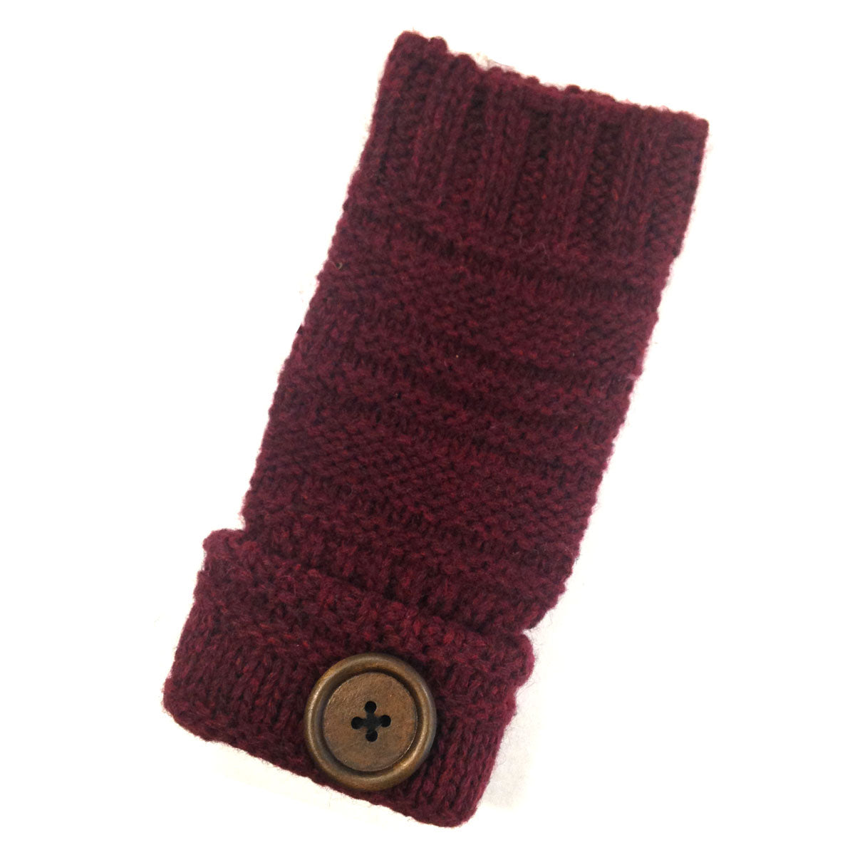 Wrapables Fingerless Gloves with Button Accent