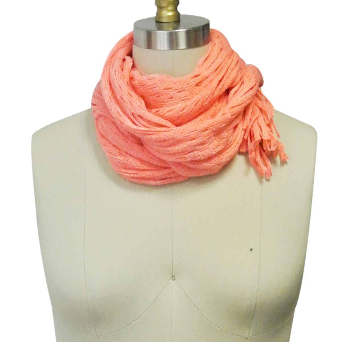 Wrapables Warm Long Scarf with Tassels