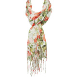 Wrapables Viscose Floral Print Scarf