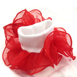 Wrapables Lil Miss Mia Organza Ruffle Socks for Toddler Girl, Set of 4