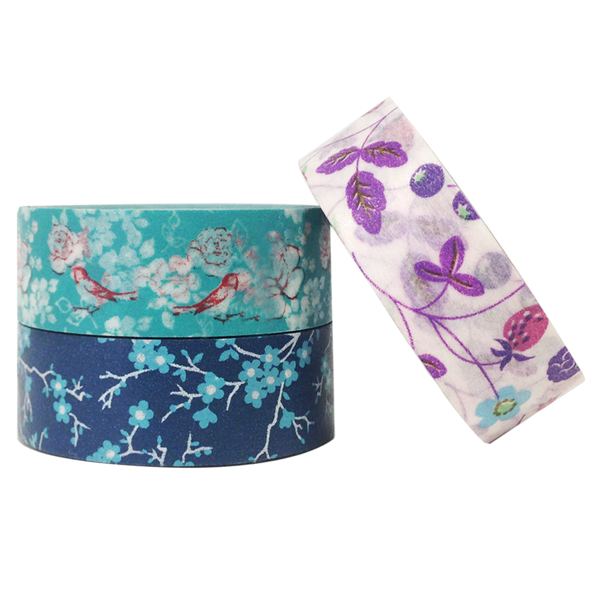 Wrapables Sweet Dusk Japanese Washi Masking Tape (Set of 3)