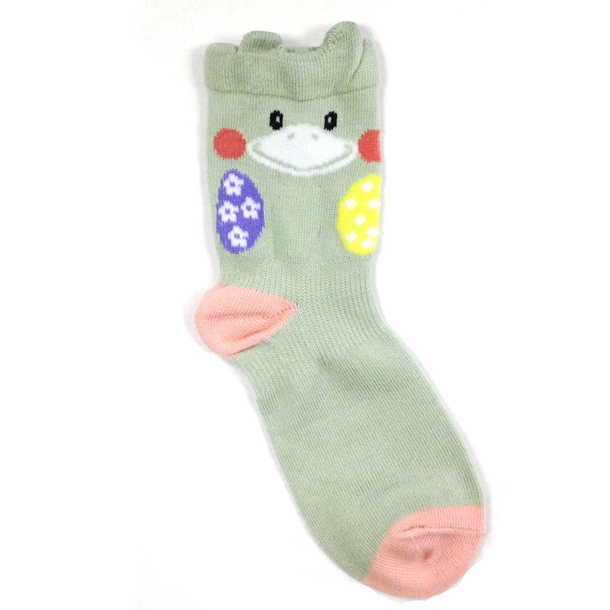 Wrapables Peek A Boo Animal Toddler Socks (Set of 6), XL