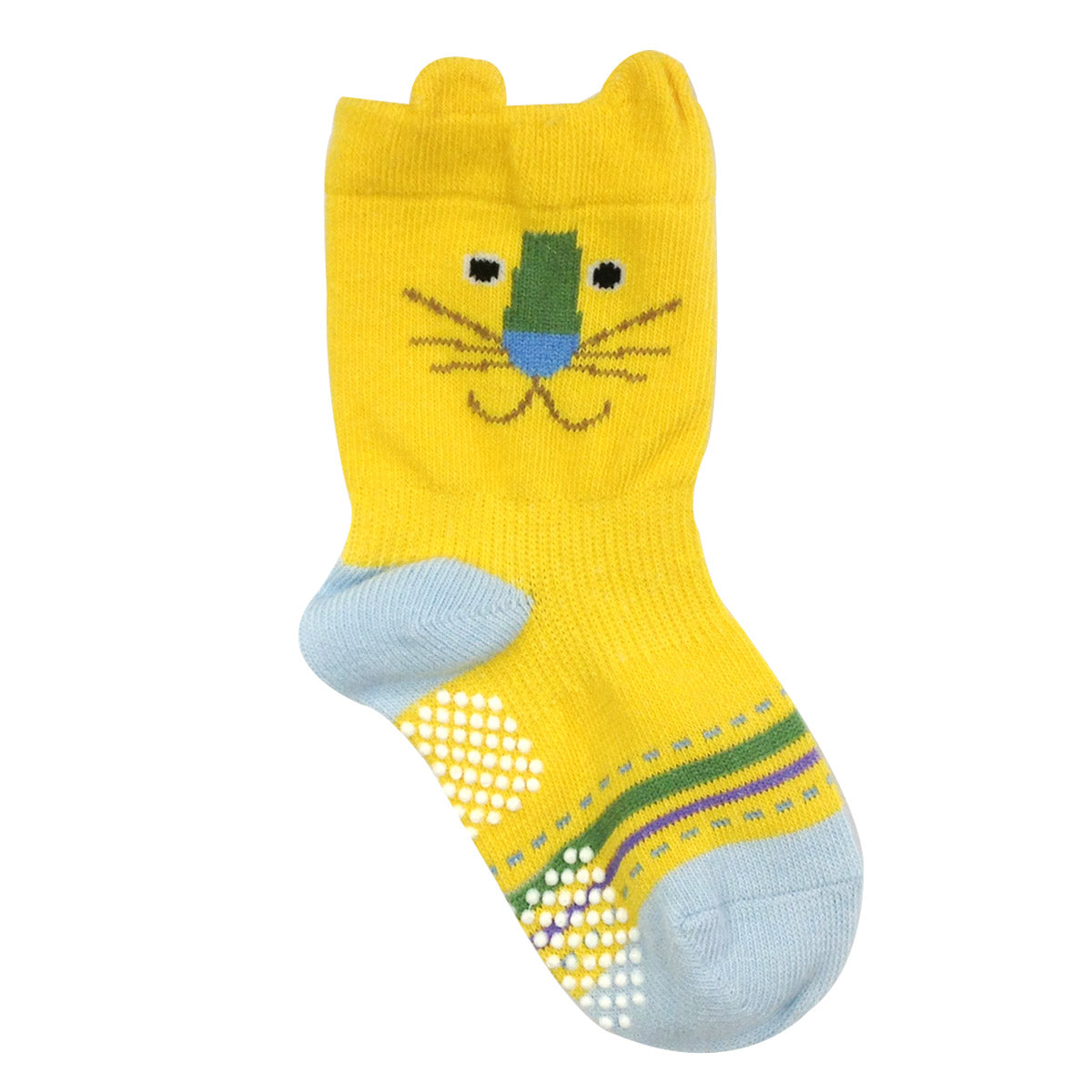 Wrapables Animal Non-Skid Toddler Socks Set of 3