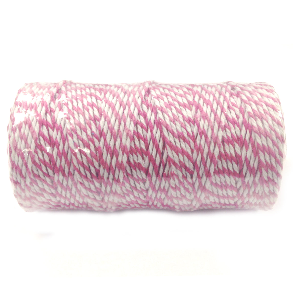 Wrapables Cotton Baker's Twine 12ply 110 Yard, Hot Pink