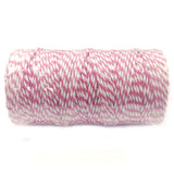 Wrapables Cotton Baker's Twine 12ply 110 Yard, Hot Pink