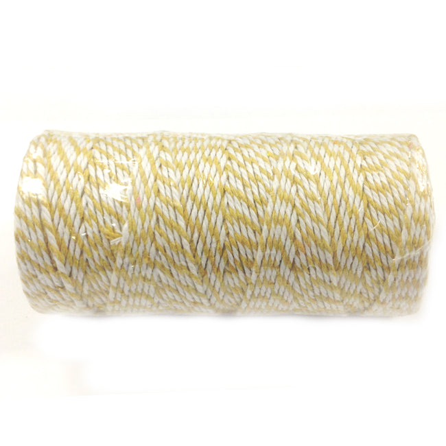 Wrapables Cotton Baker's Twine 12ply 110 Yard, Dark Yellow