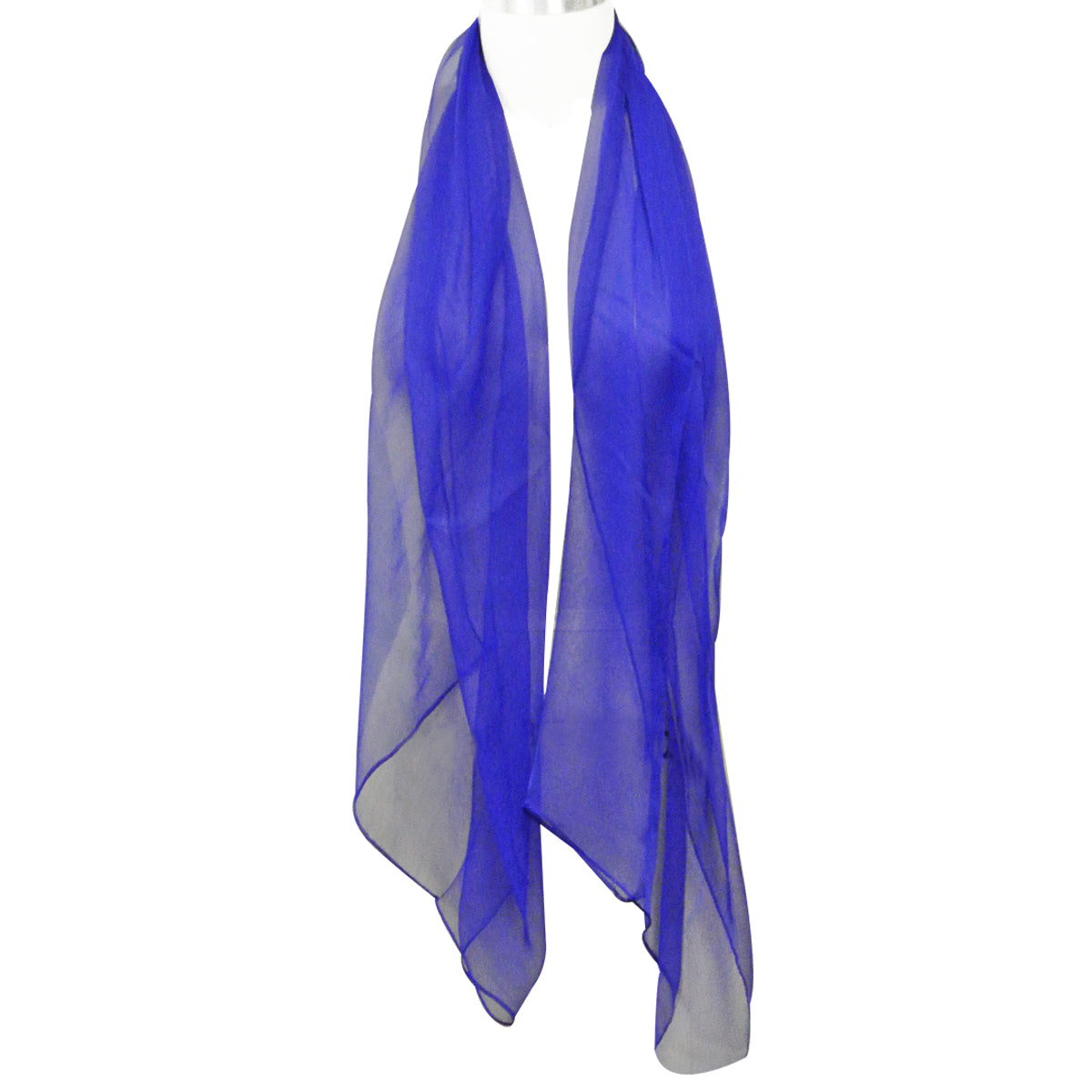 Wrapables Solid Color 100% Silk Long Scarf