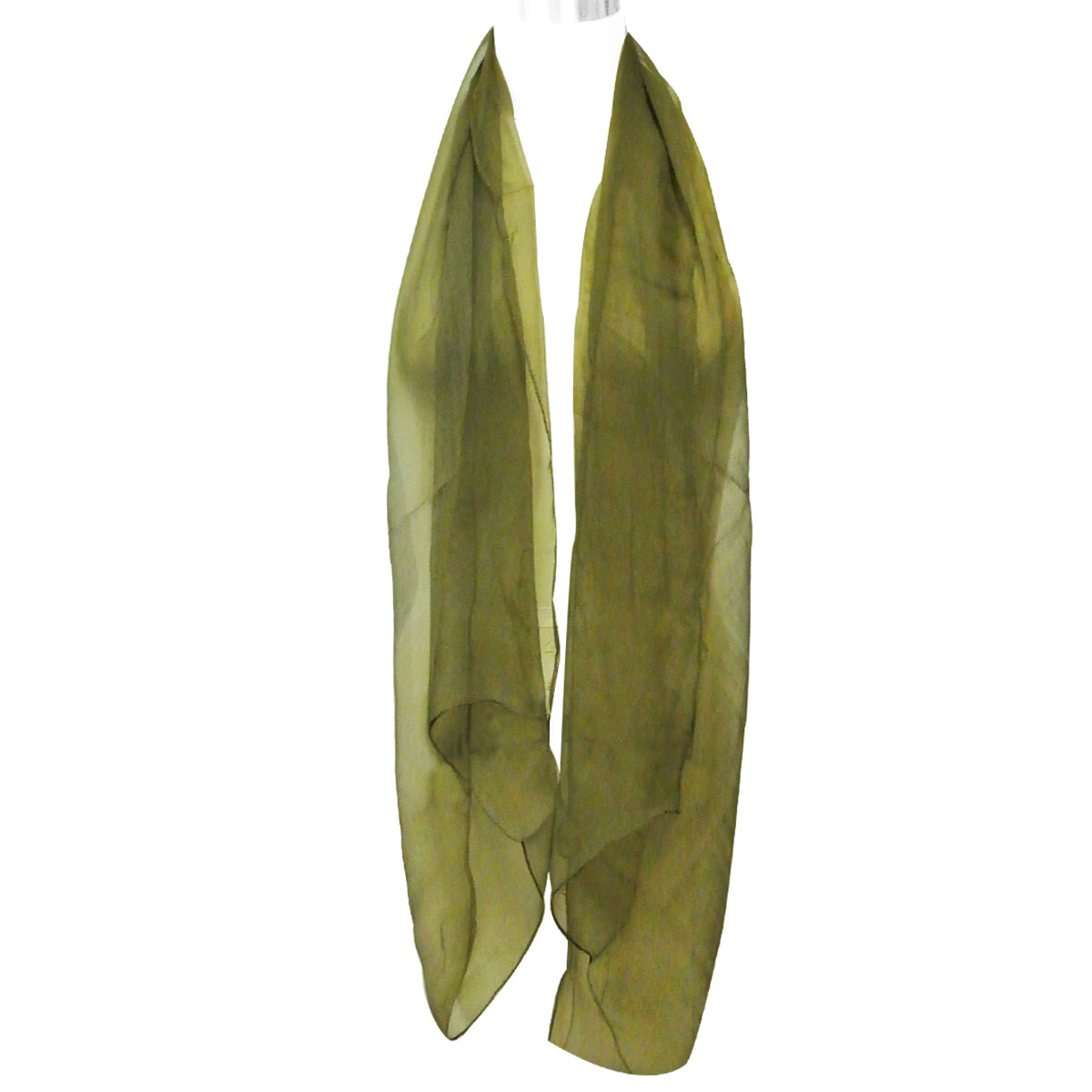 Wrapables Solid Color 100% Silk Long Scarf