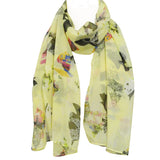 Wrapables Chiffon Under the Sea Fish Pattern Long Scarf