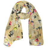 Wrapables Chiffon Under the Sea Fish Pattern Long Scarf