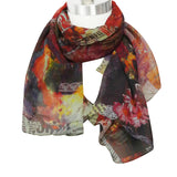 Wrapables 100% Mulberry Silk Square Scarf