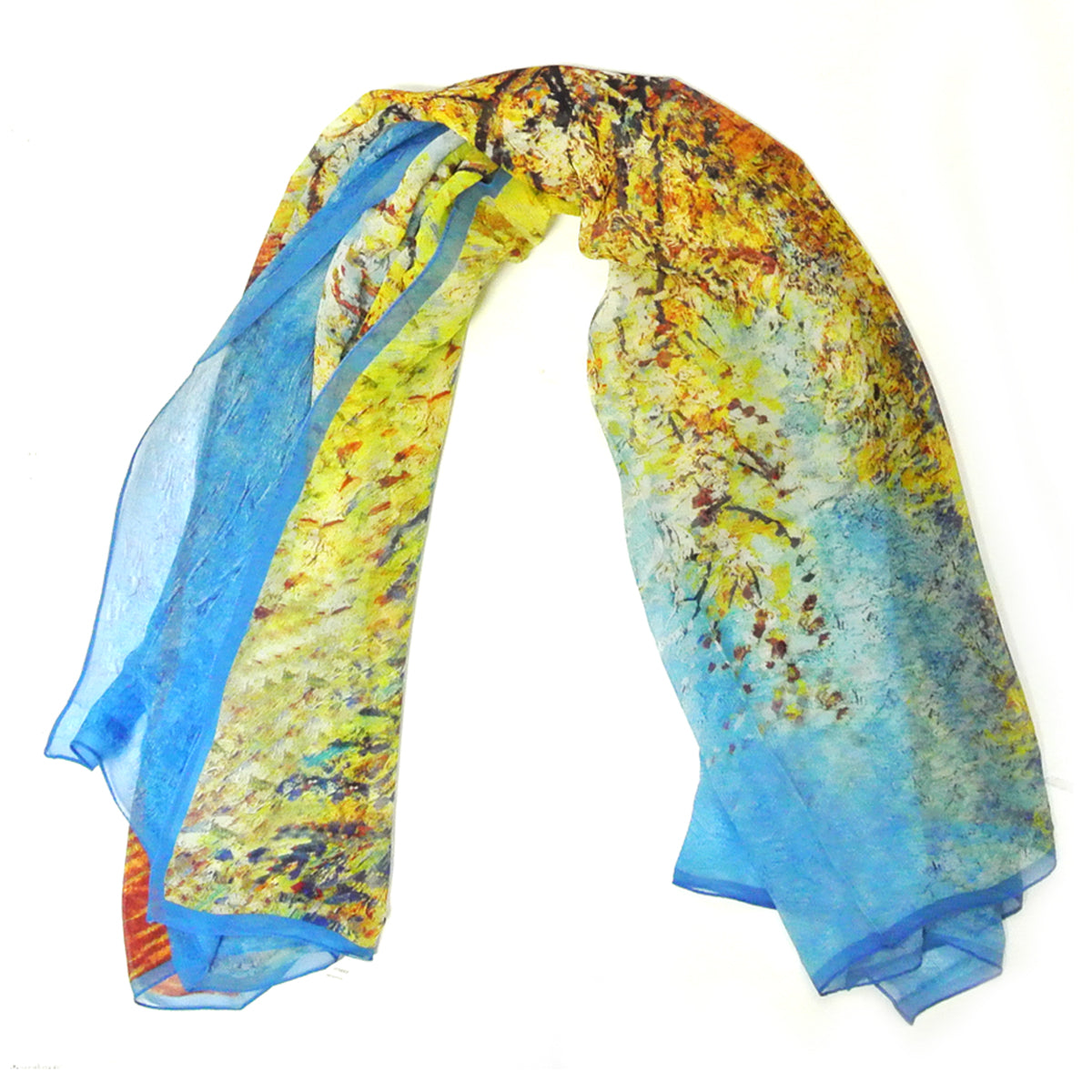 Wrapables 100% Mulberry Silk Square Scarf