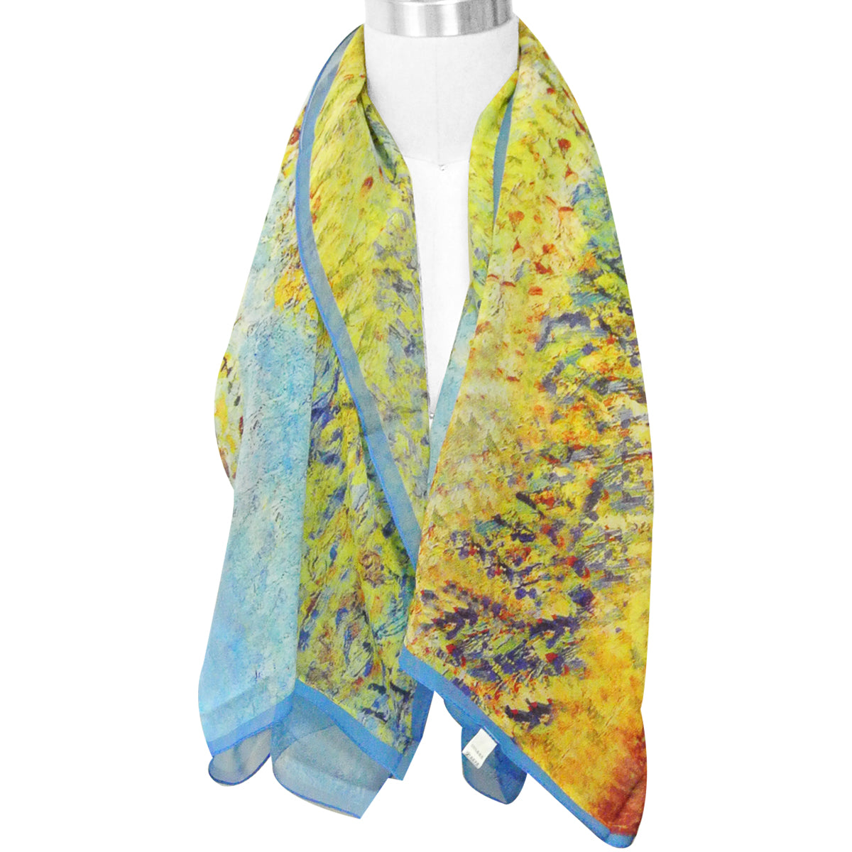 Wrapables 100% Mulberry Silk Square Scarf