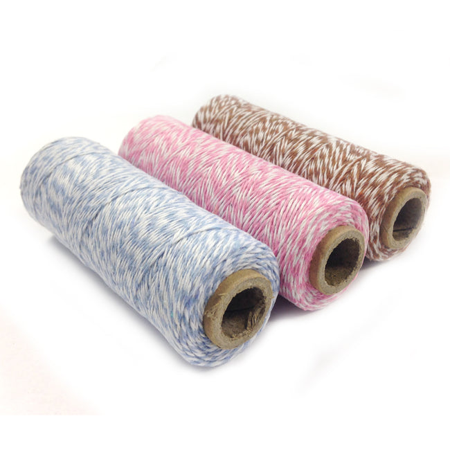 Wrapables Cotton Baker's Twine 4ply 330 Yards (Set of 3 Spools x 110 Yards)