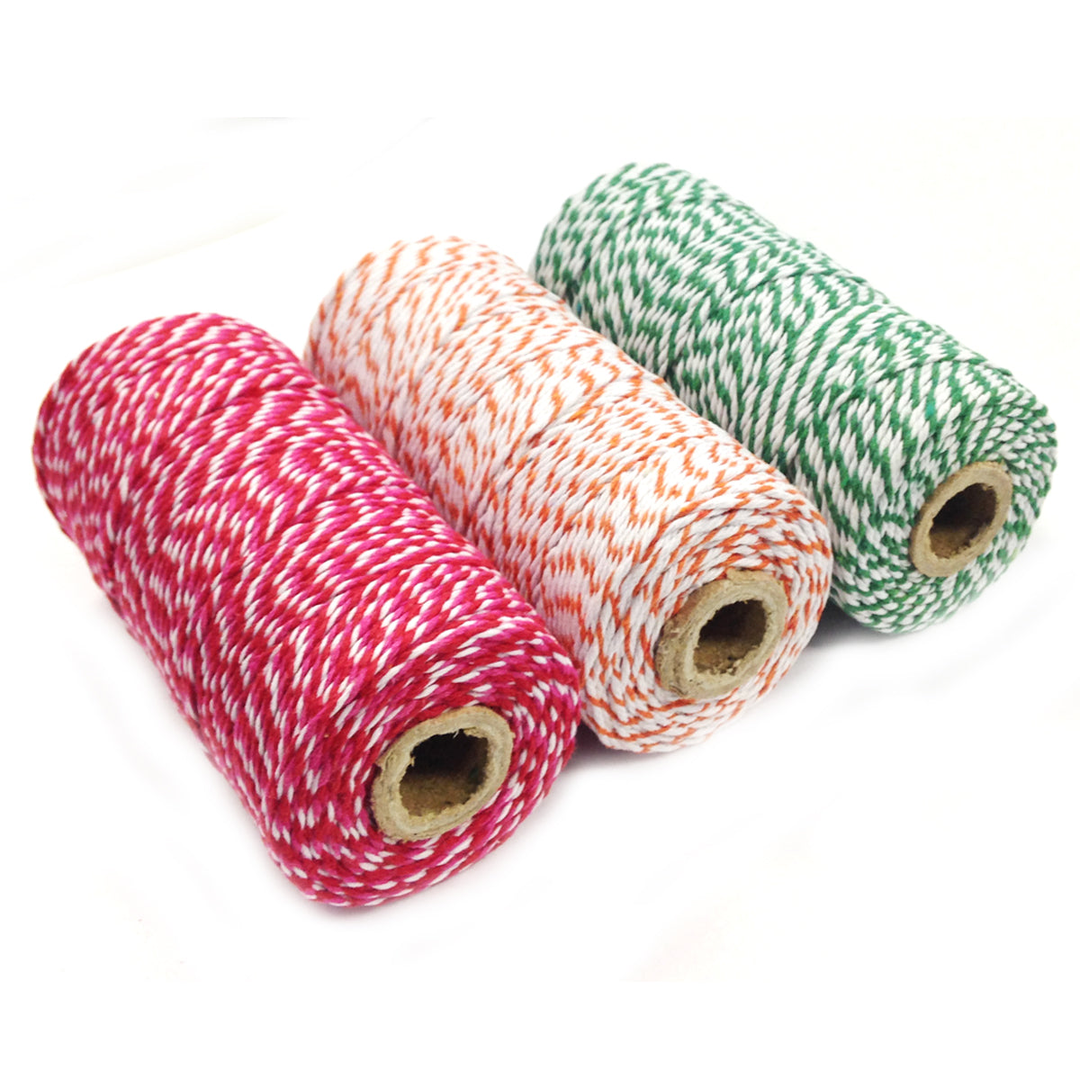 Wrapables Cotton Baker's Twine 12ply 330 Yards (Set of 3 Spools x 110 Yards)