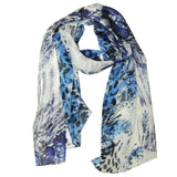 Wrapables Luxurious 100% Charmeuse Silk Long Scarf