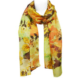 Wrapables Luxurious 100% Charmeuse Silk Long Scarf