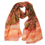 Wrapables Luxurious 100% Charmeuse Silk Long Scarf