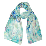 Wrapables Luxurious 100% Charmeuse Silk Long Scarf