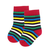 Wrapables Dino-Stripes Toddler Socks (Set of 5)