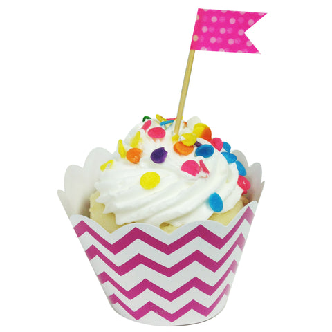 Wrapables Standard Size Polka Dots Cupcake Wrappers (Set of 20)