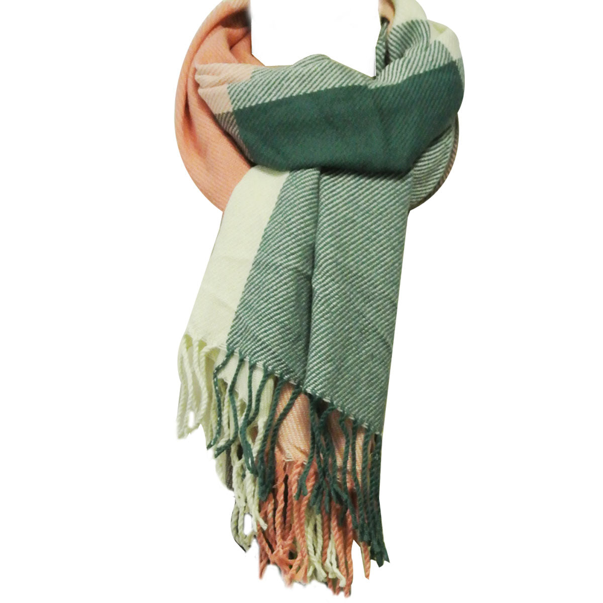 Wrapables Winter Warm Plaid Long Scarf Wrap