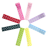Wrapables Girls Ribbon Lined Alligator Clips (Set of 8)