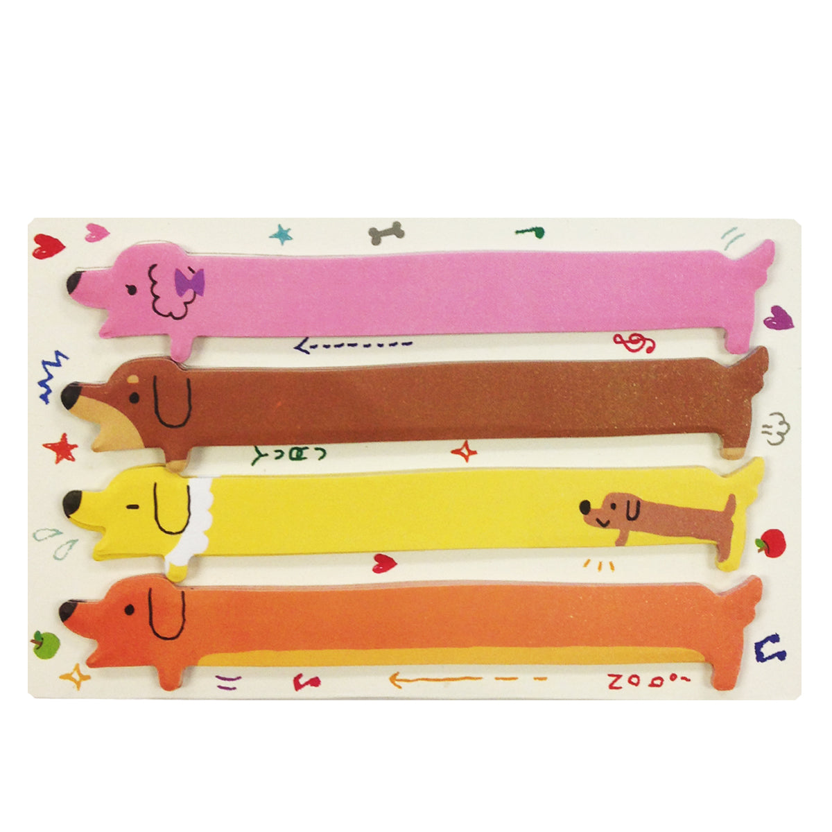 Wrapables Hot Dog Bookmark Flag Index Tab Sticky Notes