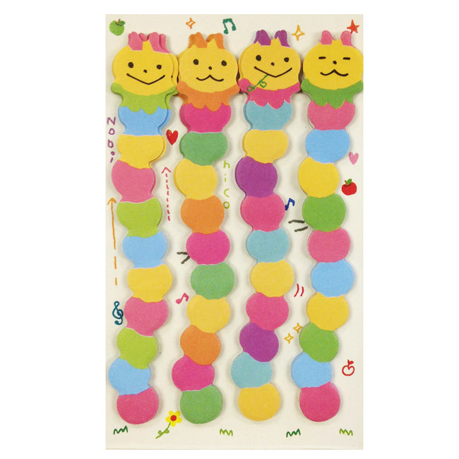 Wrapables Caterpillar Bookmark Flag Index Tab Sticky Notes