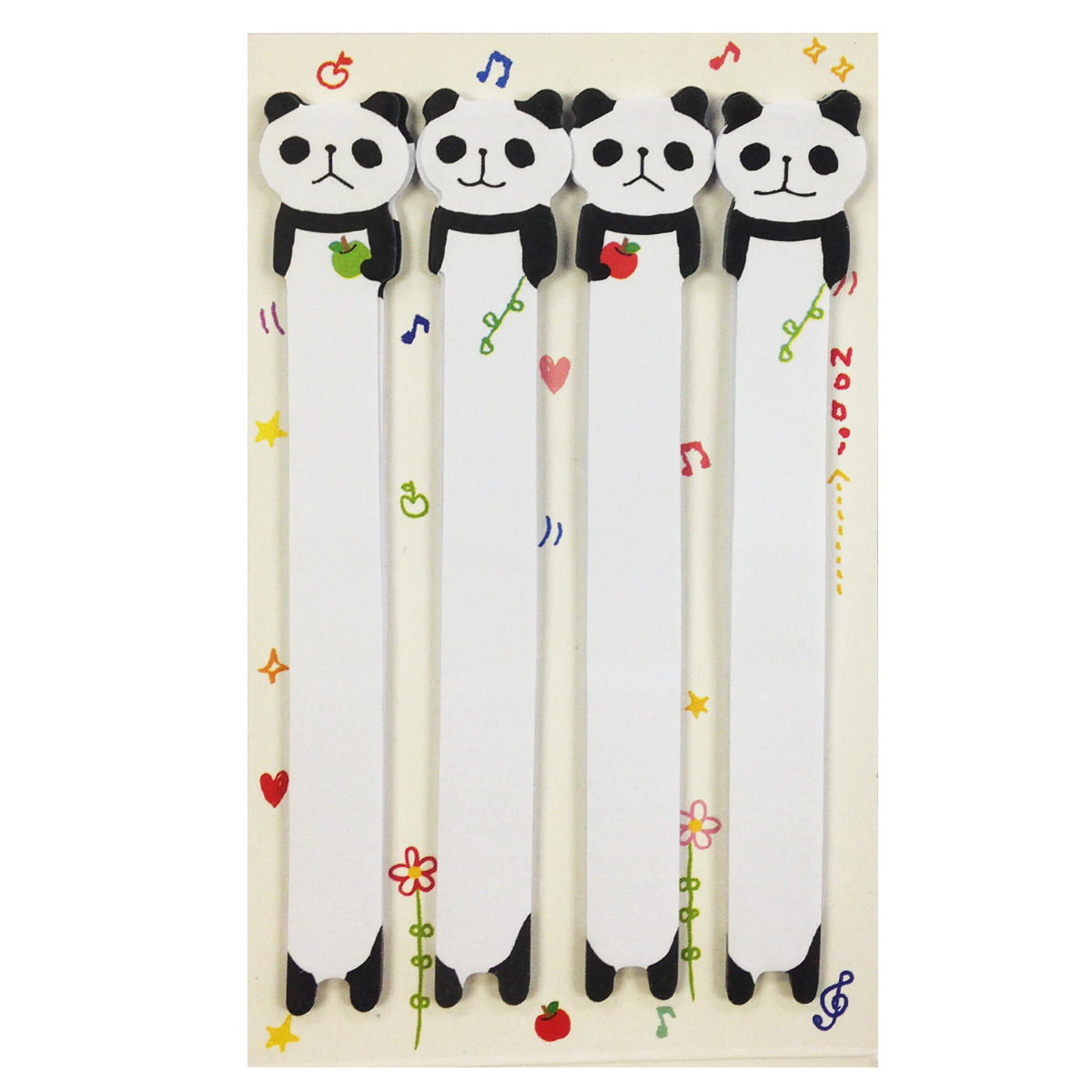 Wrapables Panda Bookmark Flag Index Tab Sticky Notes