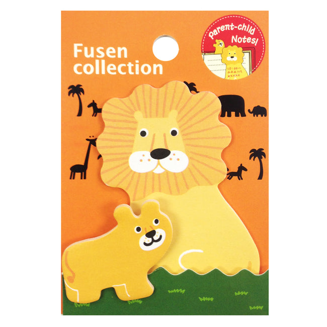 Wrapables Lion Parent and Child Bookmark Memo Sticky Notes
