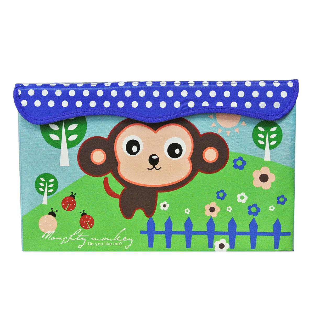 Children's Monkey Storage Organizer for Toys and Clothes