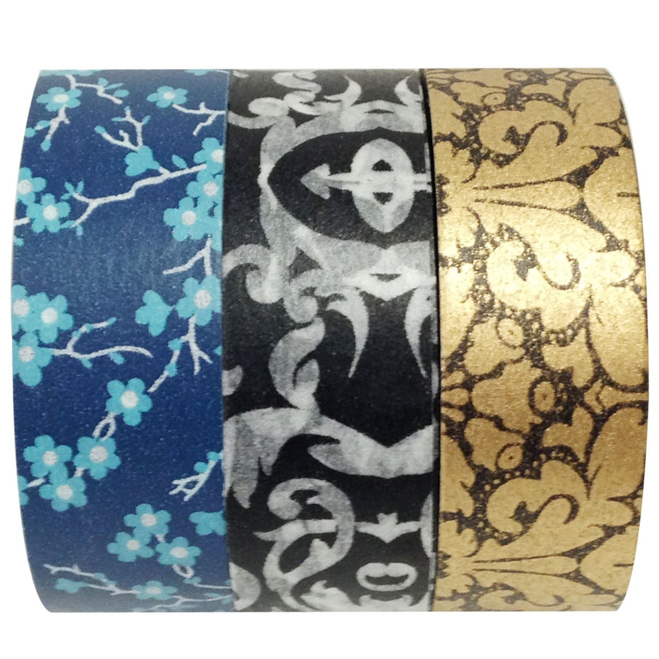 Wrapables Enchantment Japanese Washi Masking Tape (Set of 3)