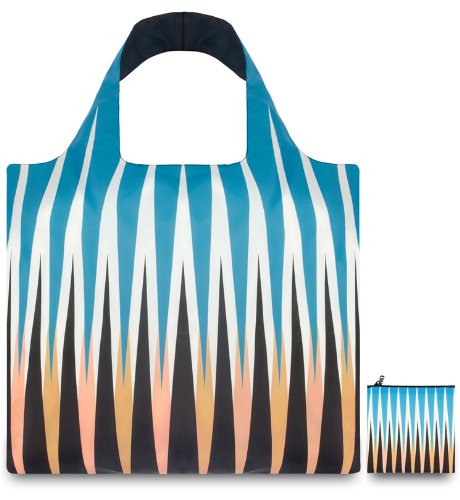 LOQI Echo Backgammon Reusable Shopping Bag