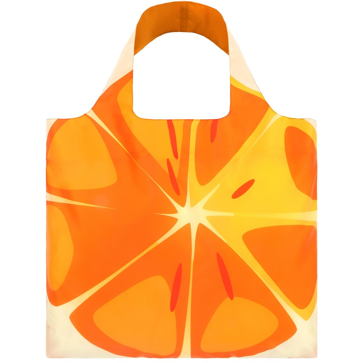 LOQI Frutti Orange Reusable Shopping Bag