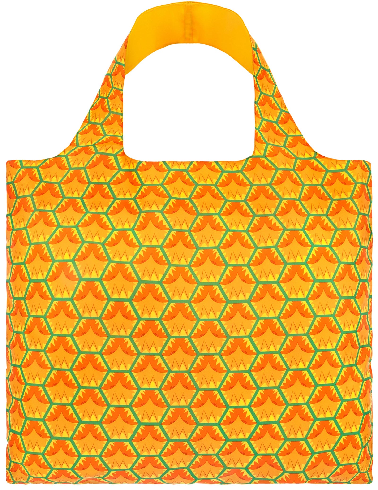 LOQI Frutti Pineapple Reusable Shopping Bag