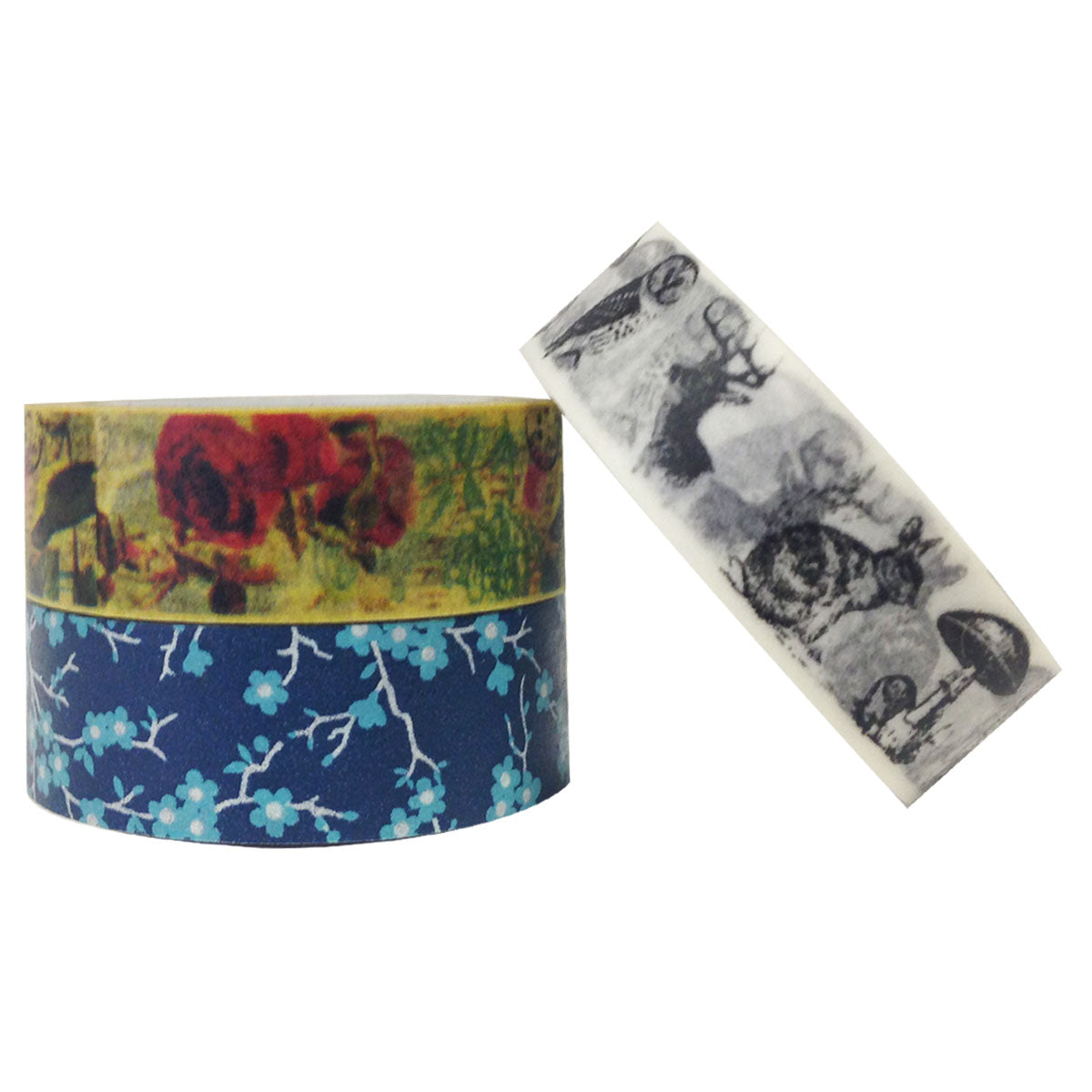Wrapables Old Memories Japanese Washi Masking Tape (Set of 3)