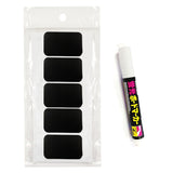 Wrapables Set of 40 Chalkboard Labels / Chalkboard Stickers - 2.25