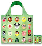 LOQI Artist Faces Reusable Shopping Bag