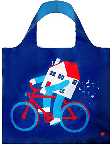 LOQI Artist Moving House Reusable Shopping Bag