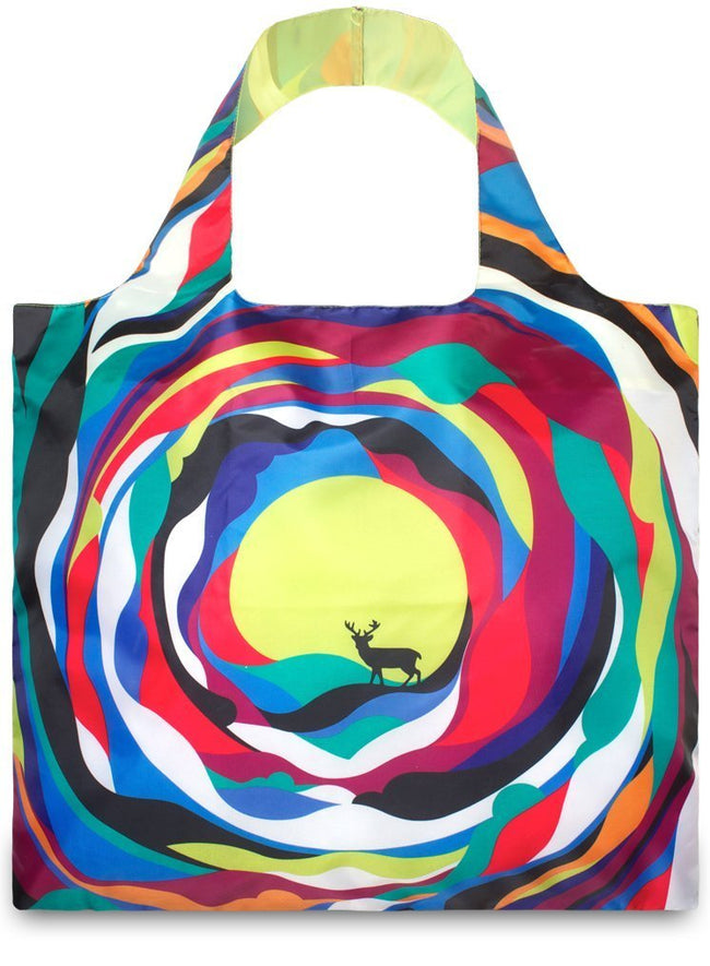LOQI Artist Psychedelic Reusable Shopping Bag