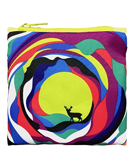 LOQI Artist Psychedelic Reusable Shopping Bag