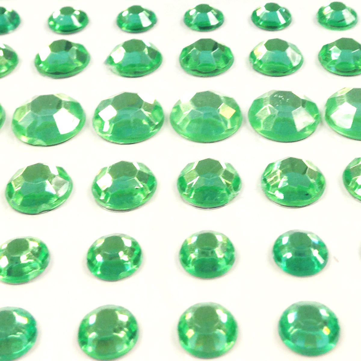 Wrapables 6mm Crystal Diamond Adhesive Rhinestones, 500 Pieces / Pink