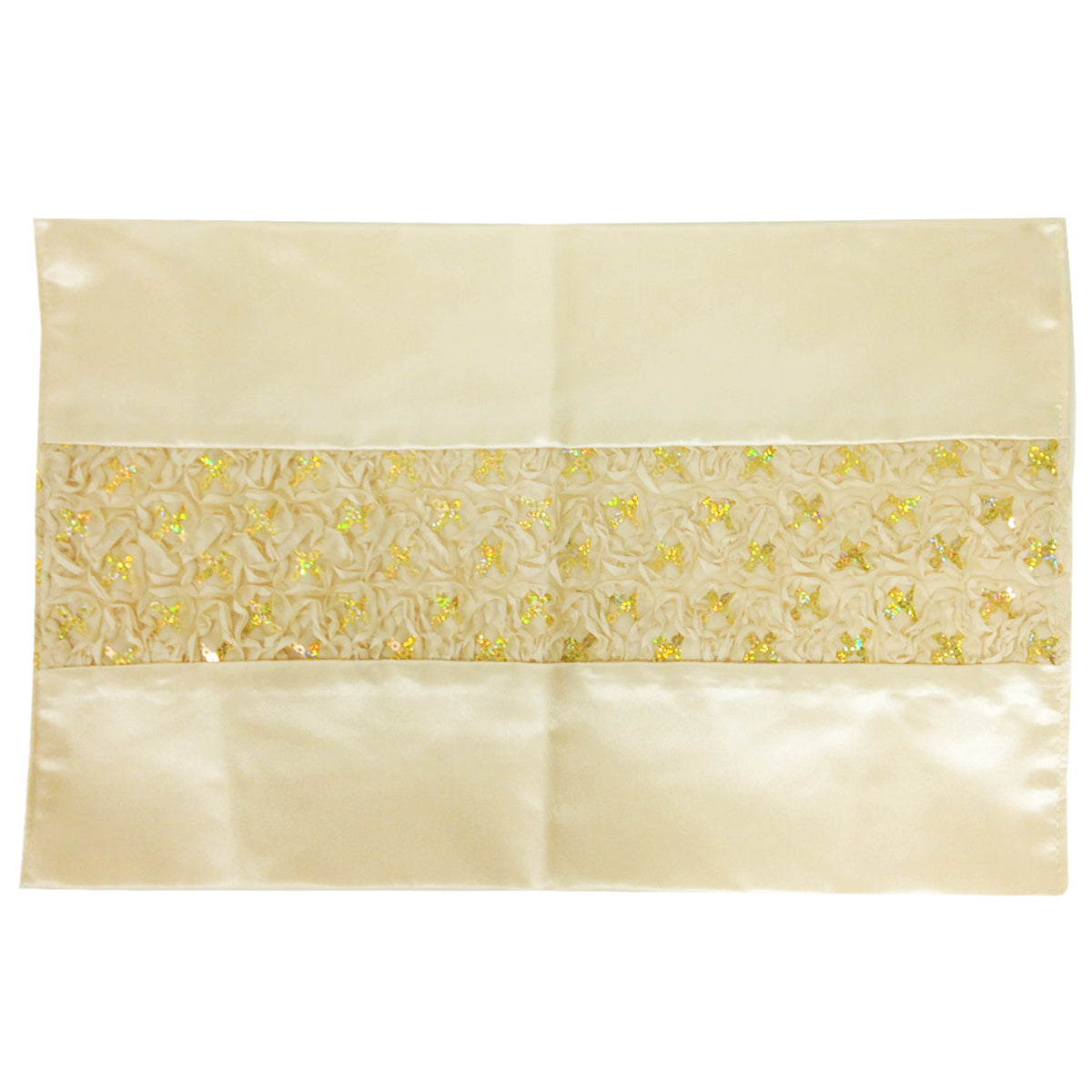 Wrapables Champagne Sequined Placemats (Set of 4)