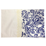 Wrapables Asian Blue Flower Placemats (Set of 4)