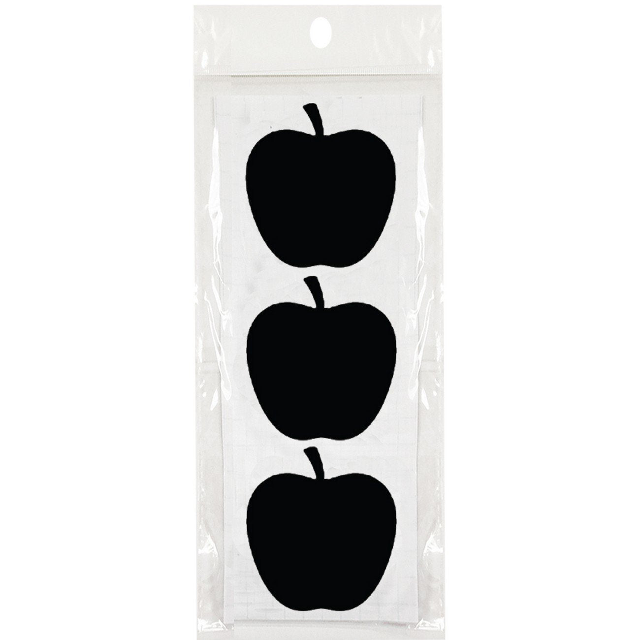 Wrapables Set of 30 Chalkboard Labels / Chalkboard Stickers  - 2.6" x 2.5" Apple