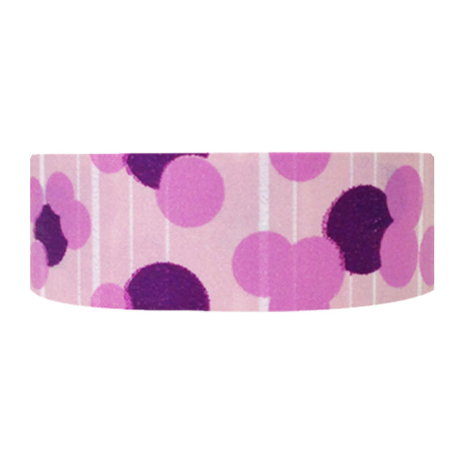 Wrapables Dotted Washi Masking Tape, Berry Bliss