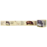 Wrapables Floral & Nature Washi Masking Tape, At the Zoo