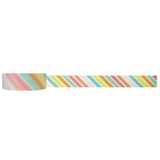 Wrapables Striped Washi Masking Tape, Surfin' Stripes