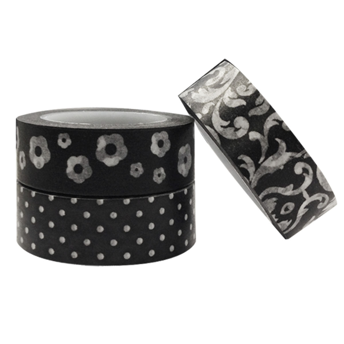 Wrapables In the Dark Washi Masking Tape (Set of 3)